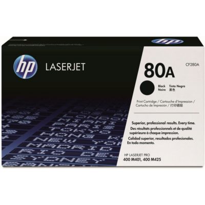 Hp 80A Toner, Black Single Pack, CF280A